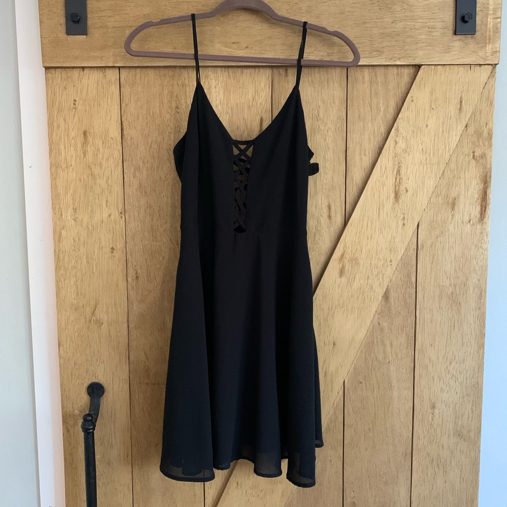 Lush back dress with cutouts